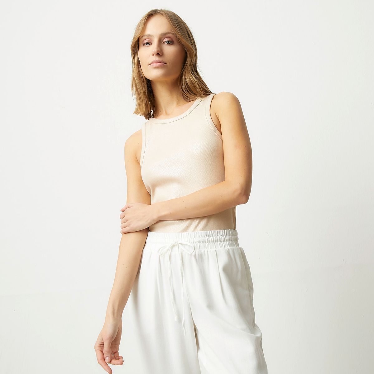 VERO MODA - Polera sin Mangas Algodón Mujer Vero Moda