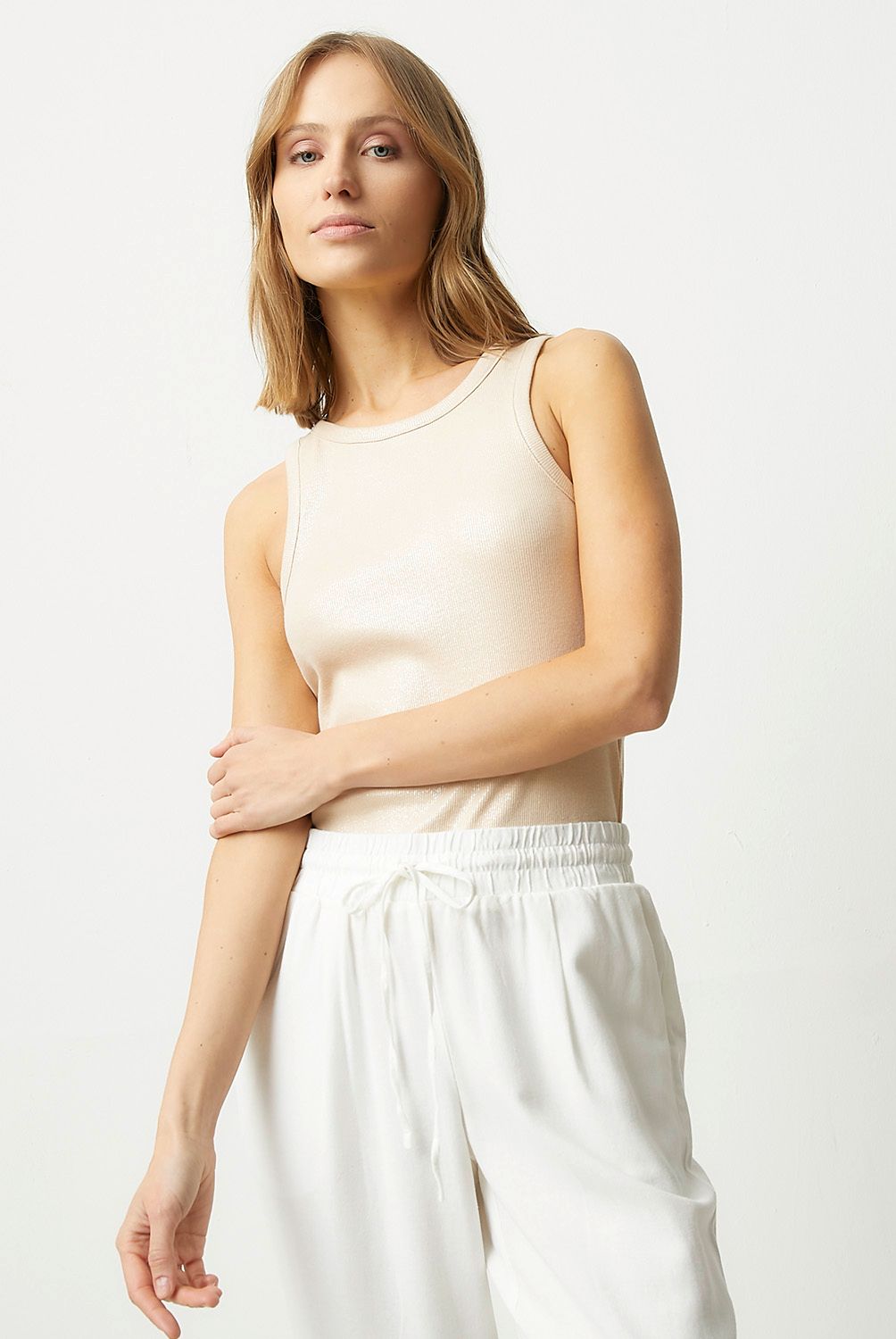 VERO MODA - Polera sin Mangas Algodón Mujer Vero Moda