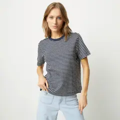 VERO MODA - Polera Estampada Manga Corta 100% Algodón Mujer