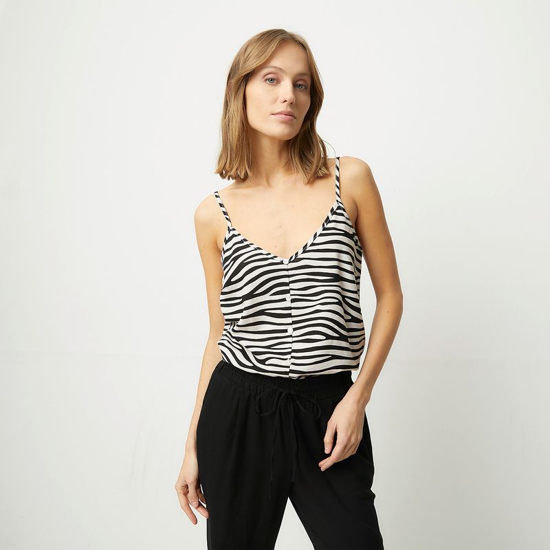 VERO MODA - Blusa Lino Mujer Vero Moda