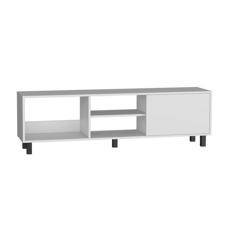 TUHOME - Rack Tv 65" Tunez 1 Puerta Blanco Tuhome