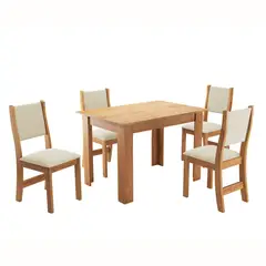 ALTAVISION - Comedor Palace 4 Sillas Sol Lin Bron