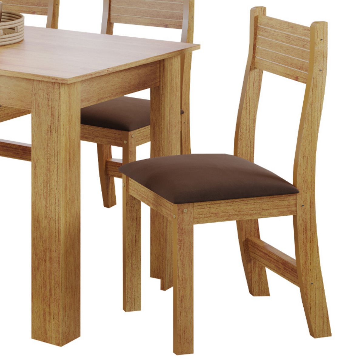 ALTAVISION - Comedor Violeta 6 Puestos Imbuia Café Altavision