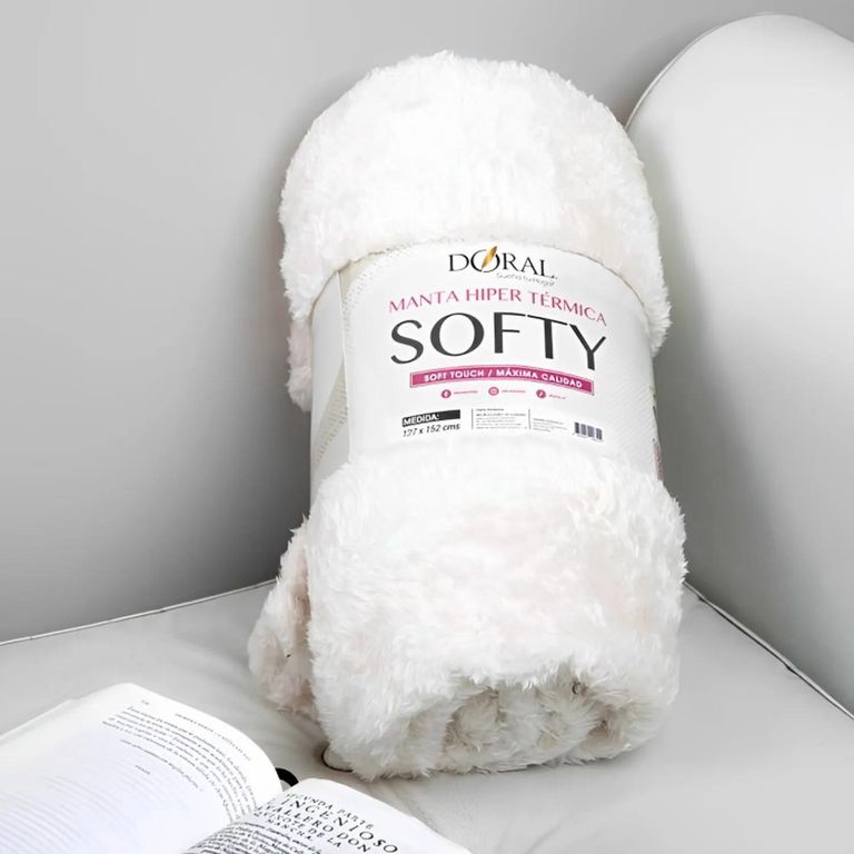 Frazada Softy Lisa 1.5 P Crudo