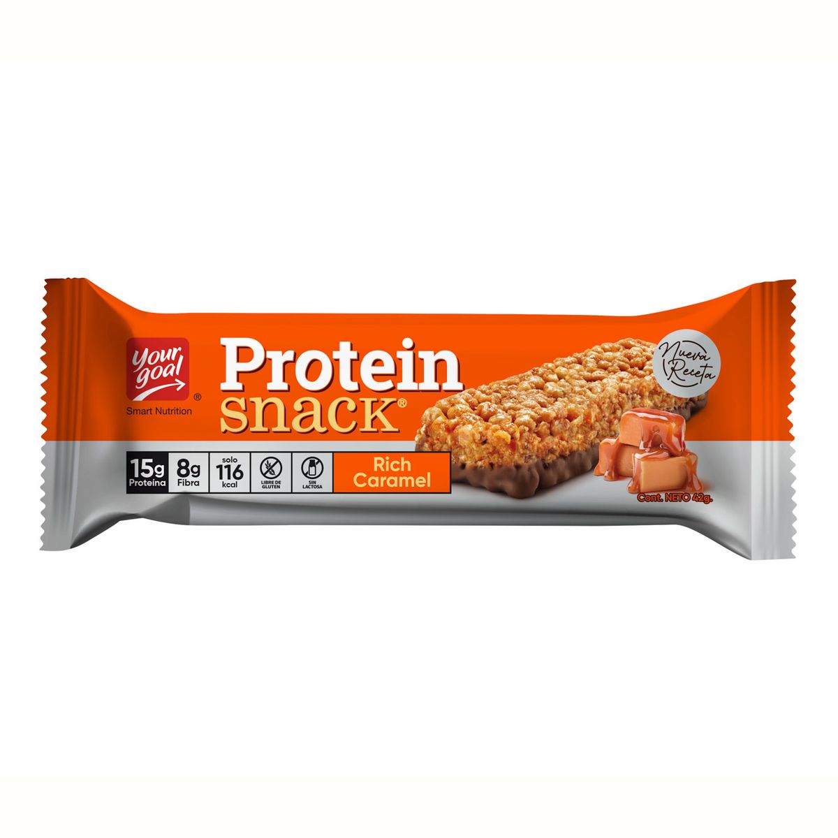 YOUR GOAL - Barra Protein Snack Caramel 5 Un Your Goal