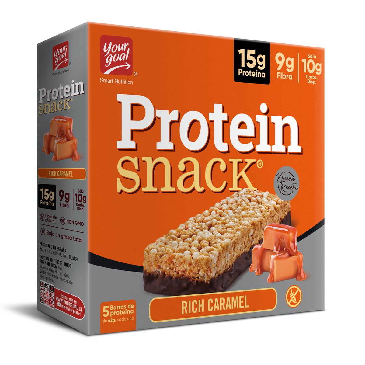 YOUR GOAL - Barra Protein Snack Caramel 5 Un Your Goal
