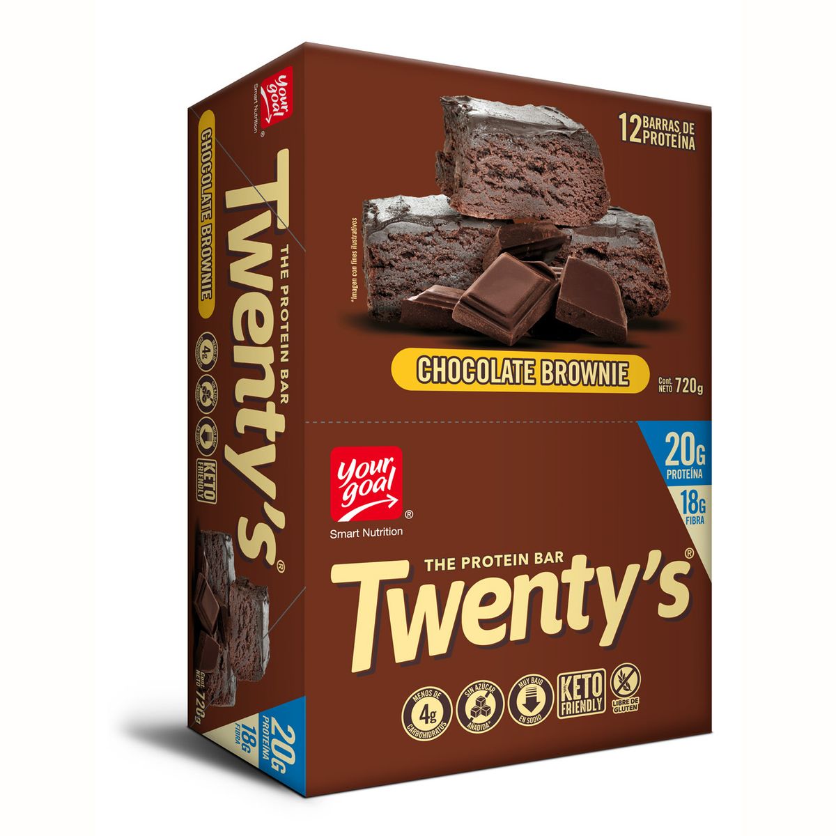 YOUR GOAL - Barra Twentys Brownie 12 Un Your Goal