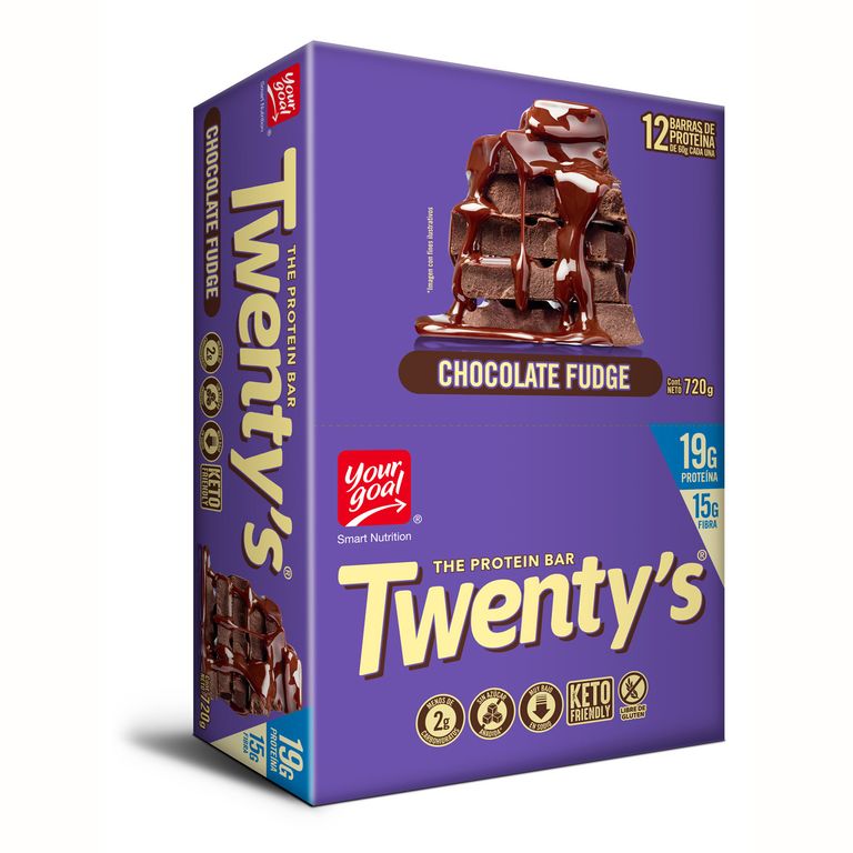 Barra Twentys Fudge 12 Un Multicolor