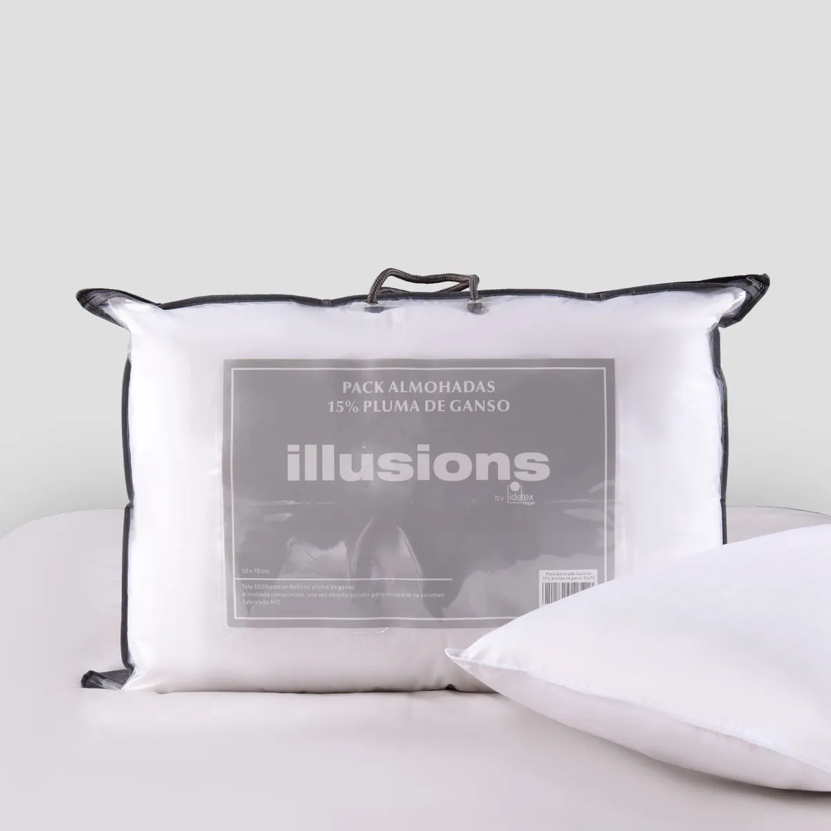 ILLUSIONS - Pack Almohada15% Plumade Ganso 50X70 Cm Illusions