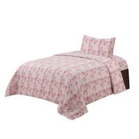 Juego De Sábanas Polar Rosa 1.5 Plaza