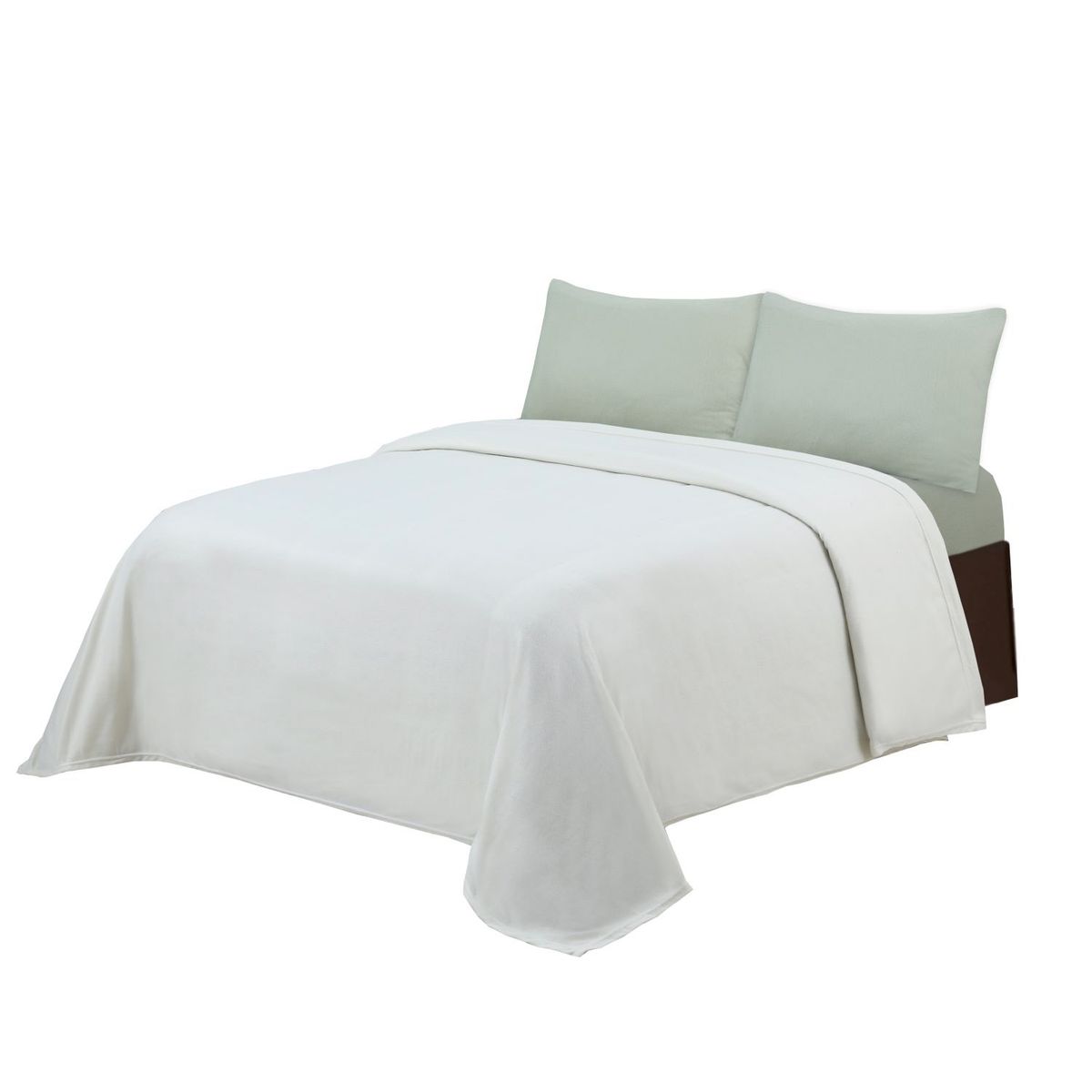 ILLUSIONS - Juego De Sábanas POLAR OLIVO 2 Plazas Illusions