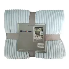 ILLUSIONS - Manta Flannel Celeste