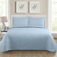 ILLUSIONS - Quilt Mf Roma 3 Plazas Celeste