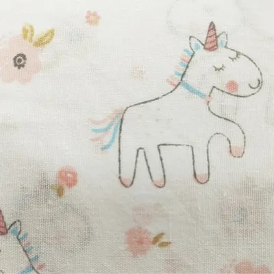 Imagen 2 del producto Juego De Sábanas 144 Hilos Infantil Unicornio 1.5 Plaza