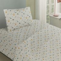 Juego De Sábanas 144 Hilos INFANTIL DINO 1.5 Plaza