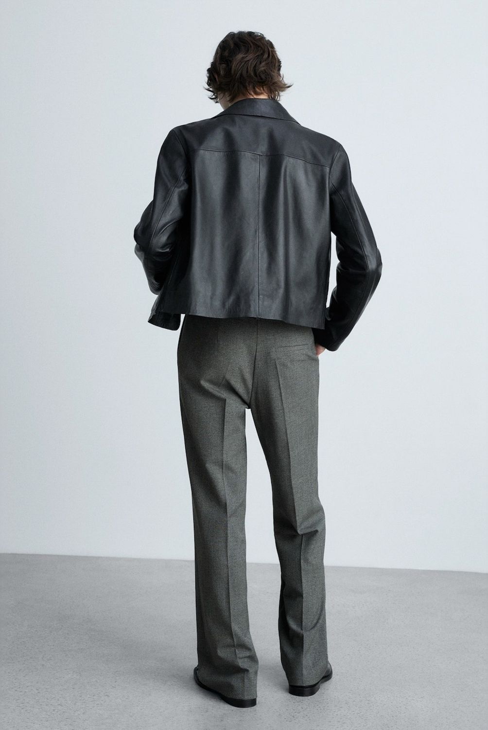 MANGO - Pantalón Recto Tiro Medio Mujer Mango