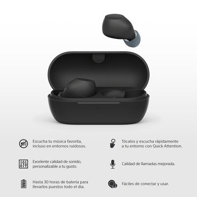 Imagen 2 del producto Audífono In Ear Bluetooth Wf-C710N-Bz Negro