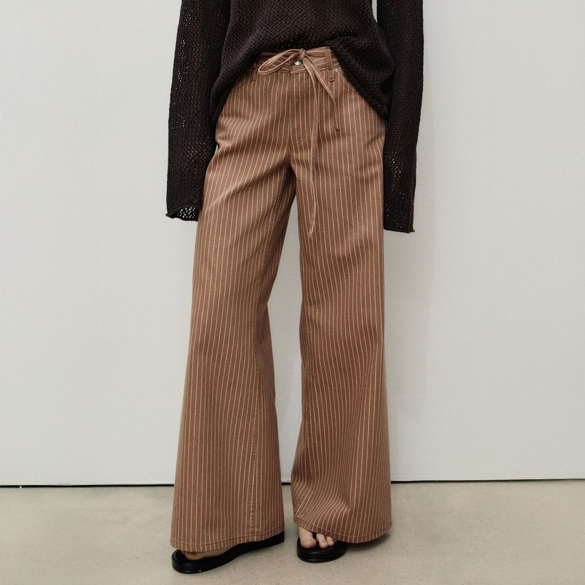 MANGO - Jeans Wide Leg Tiro Bajo Mujer Mango