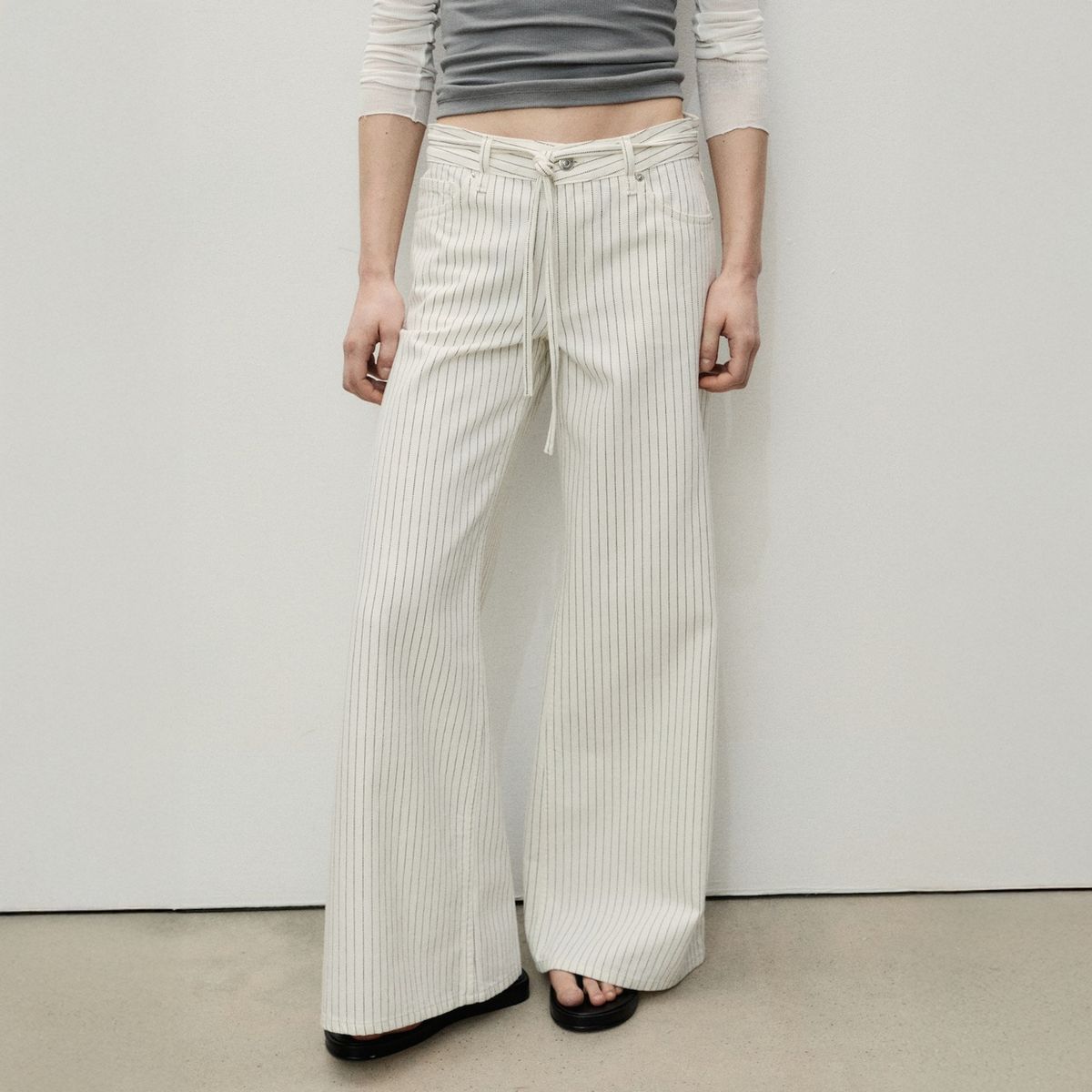 MANGO - Jeans Wide Leg Tiro Bajo Mujer Mango