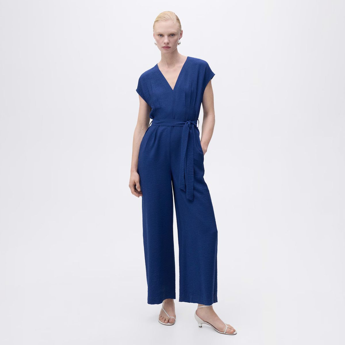 MANGO - Enterito Largo Crop Cinturón Mujer Mango