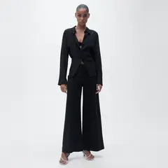 MANGO - Pantalón Culotte Punto Mujer