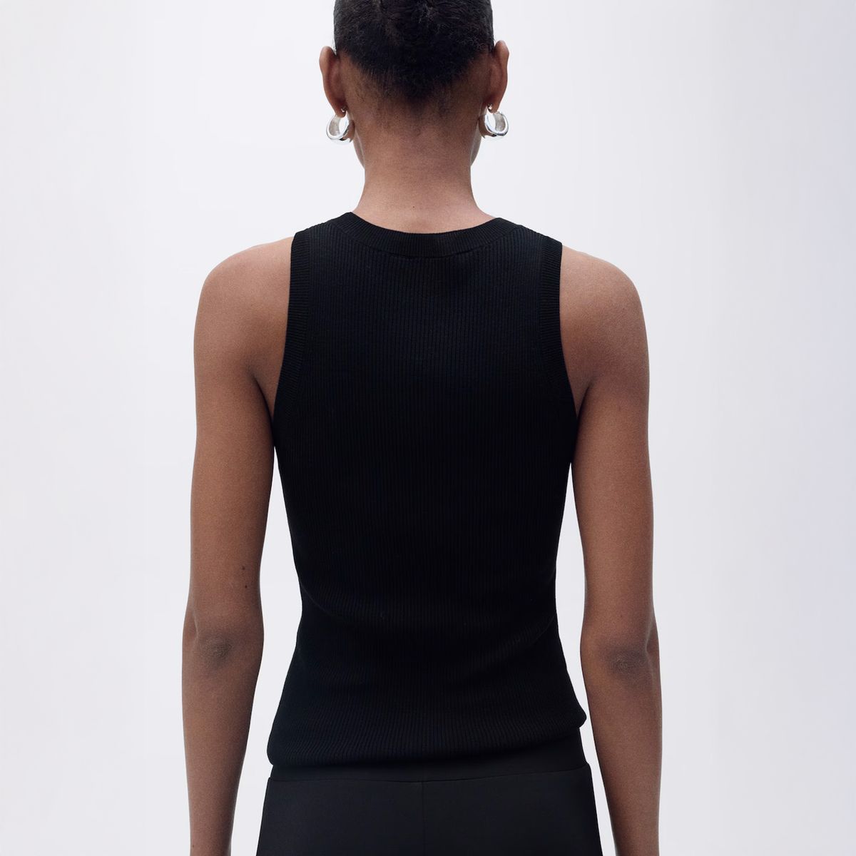 MANGO - Top Punto Canalé Mujer Mango