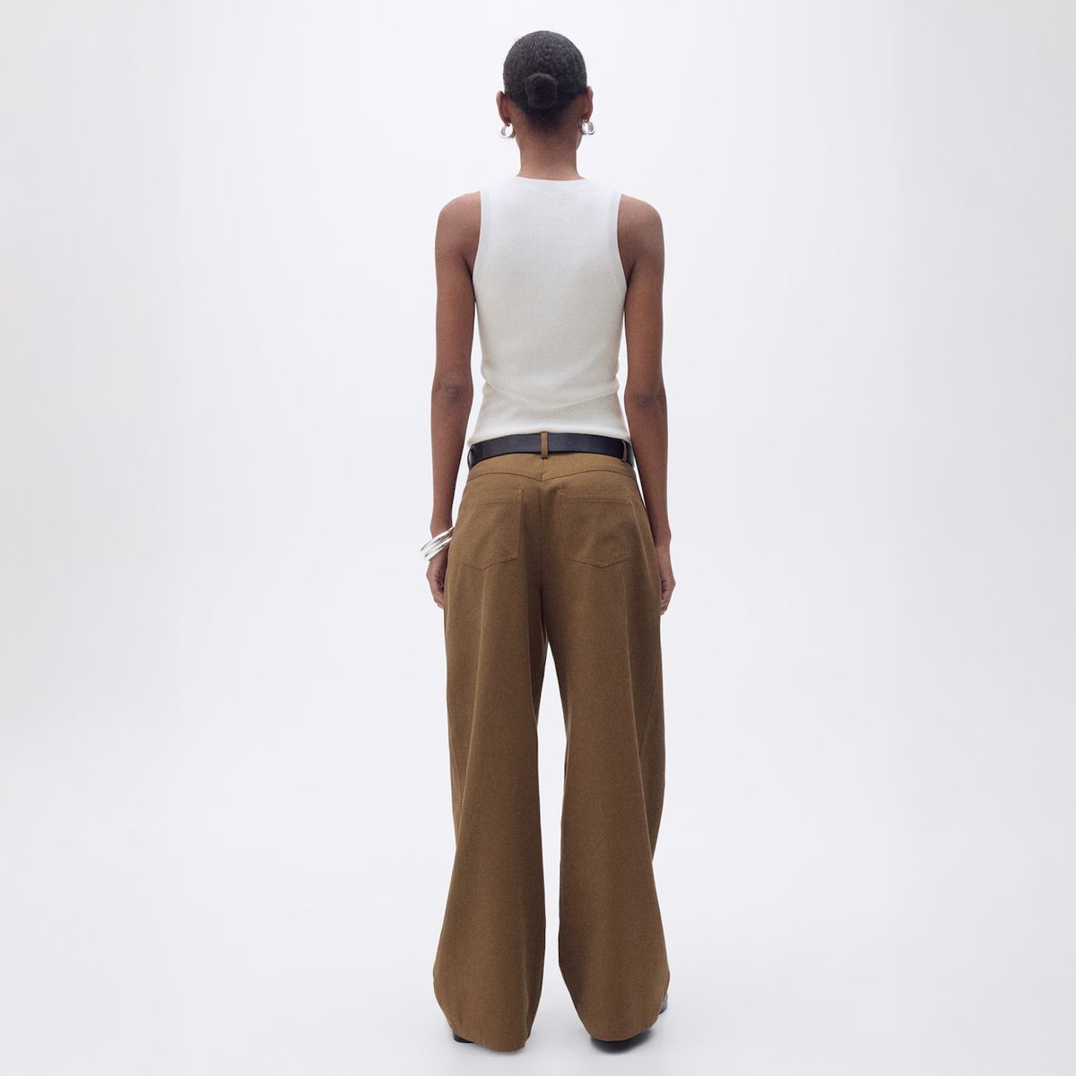 MANGO - Top Punto Canalé Mujer Mango