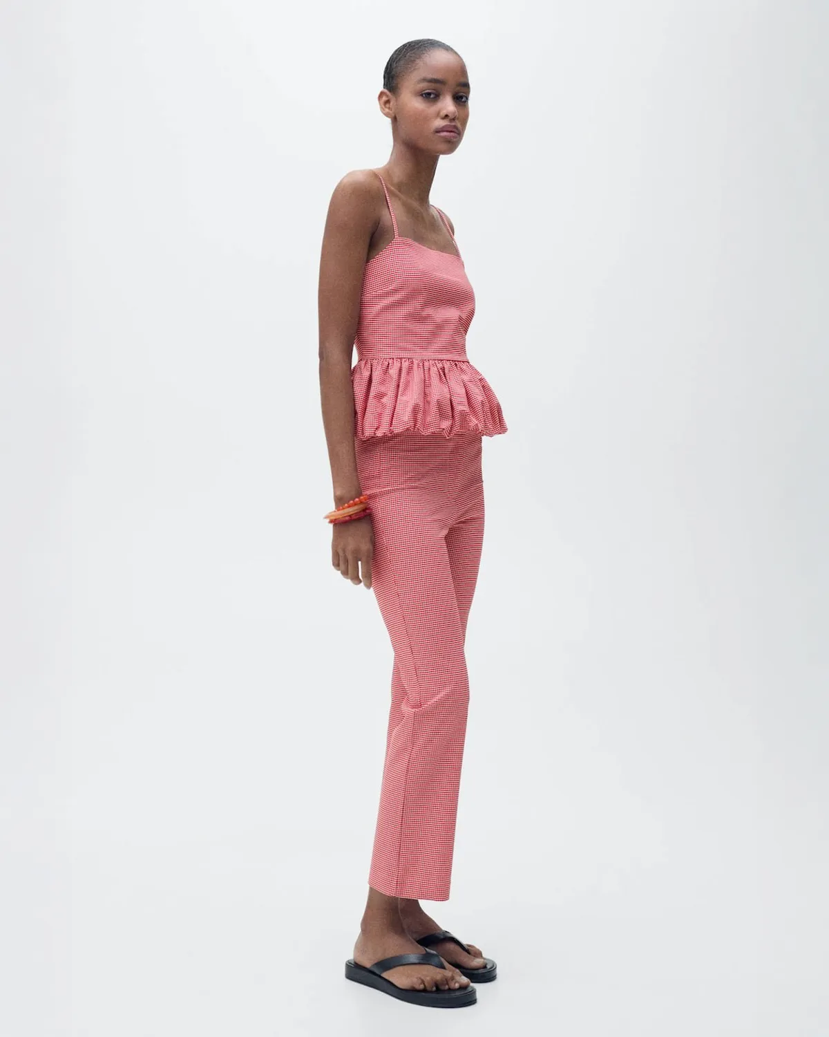 Pantalon Cuadros Vichy Mango HOT Cuadros Vichy Mango Pantalones