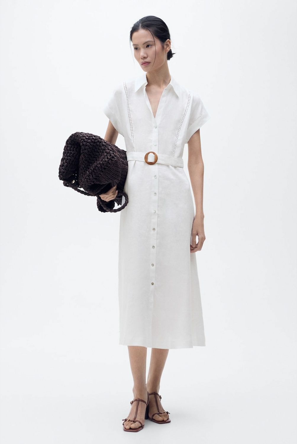 MANGO - Vestido Básica Estructurada Mujer Mango