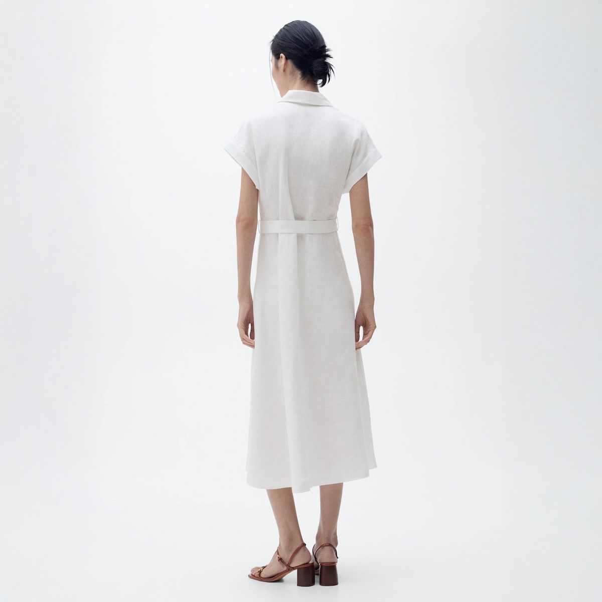 MANGO - Vestido Básica Estructurada Mujer Mango