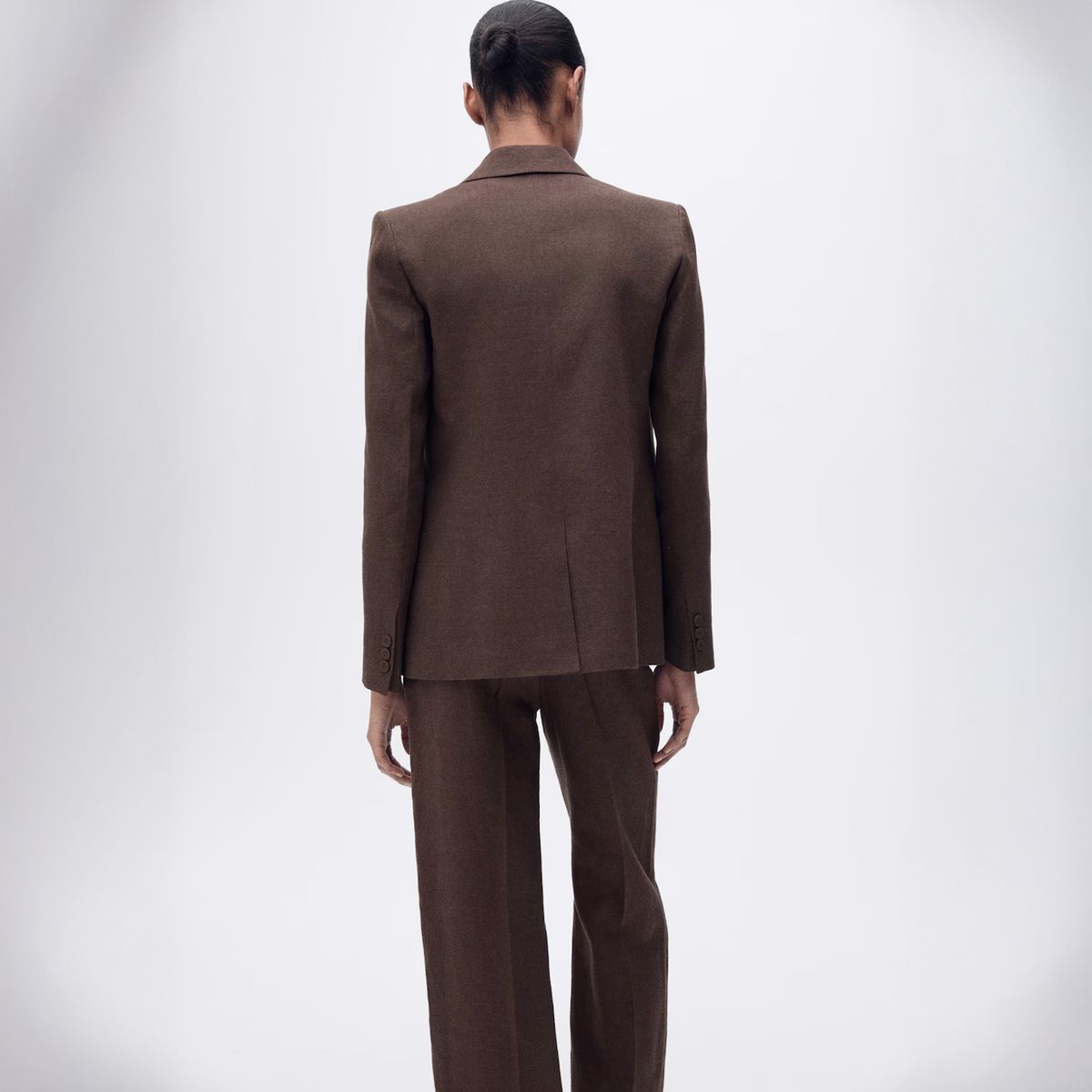 MANGO - Blazer Traje Lino Mujer Classic Fit Mango