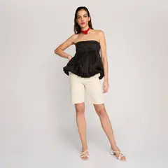 MANGO - Top Globo Ramio Mujer