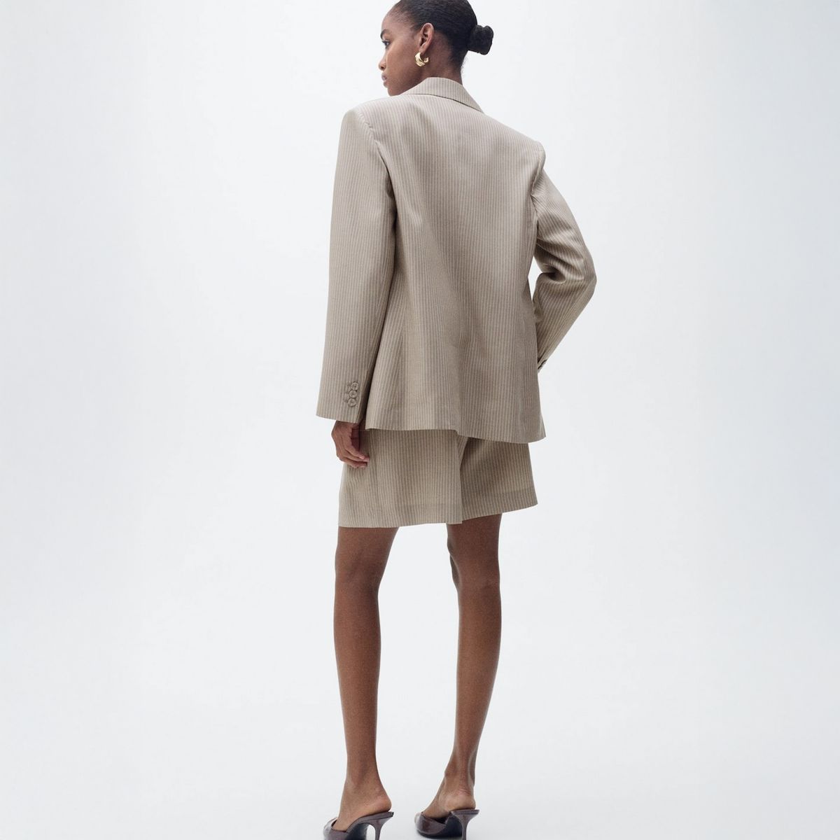 MANGO - Blazer Traje Lyocell Mujer Mango