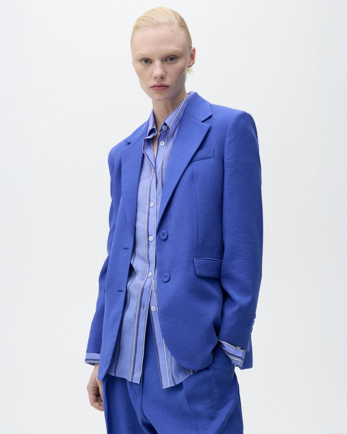 MANGO Blazer Traje Estructura Mujer Mango