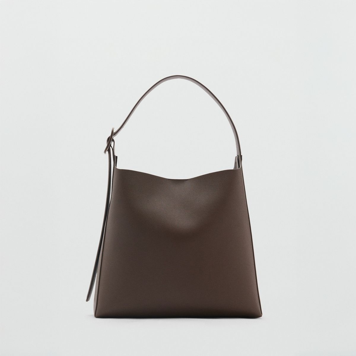 MANGO - Bolso Shopper Detalle Hebilla Mujer Mango