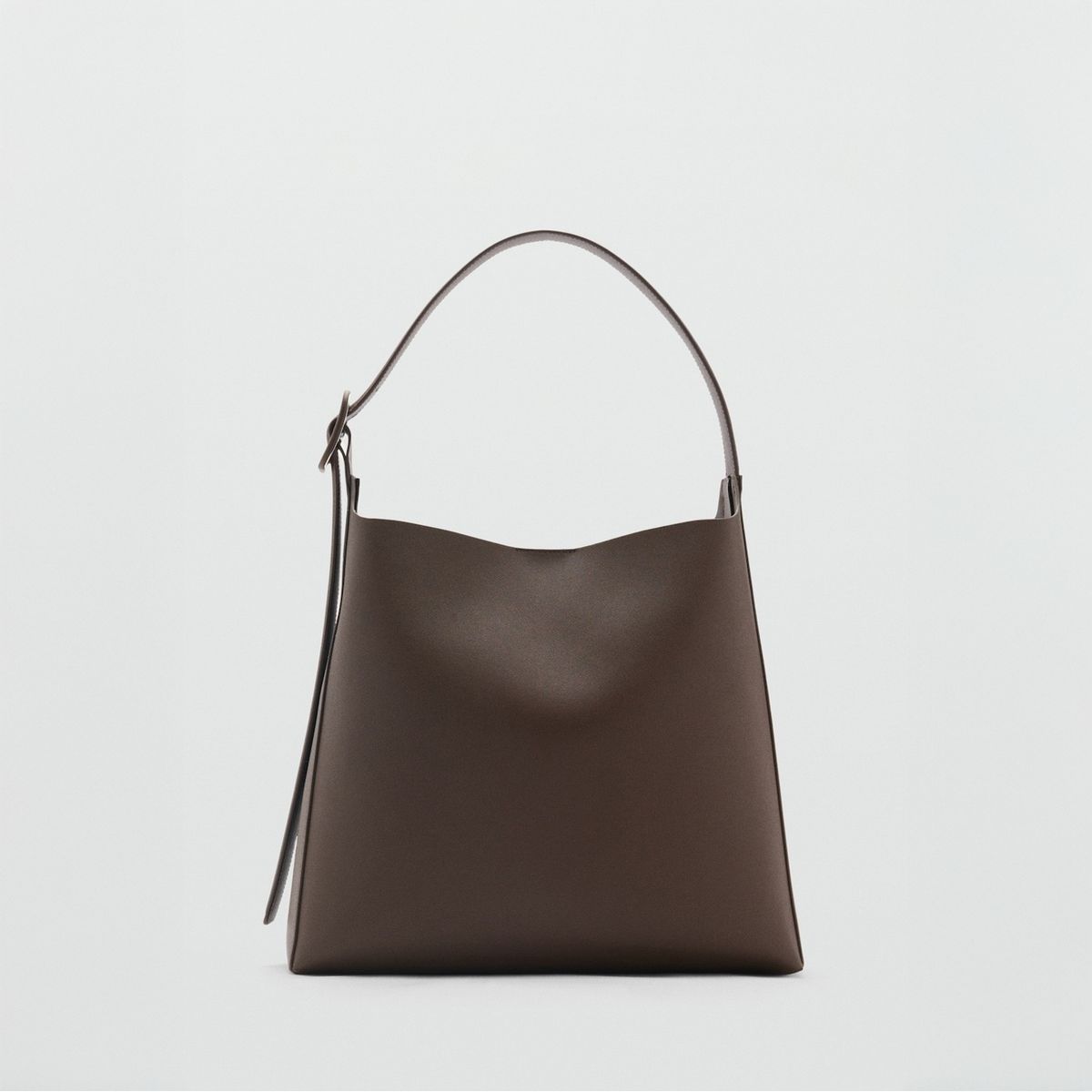 MANGO - Bolso Shopper Detalle Hebilla Mujer Mango