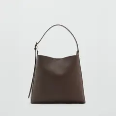 MANGO - Bolso Shopper Detalle Hebilla Mujer