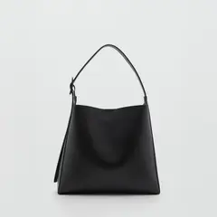 MANGO - Bolso Shopper Detalle Hebilla Mujer