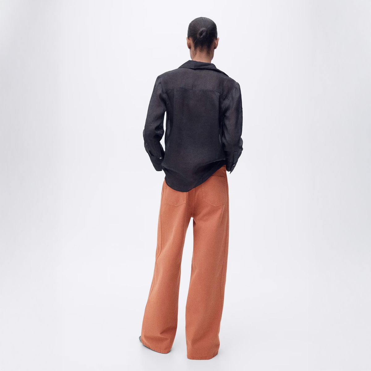 MANGO - Jeans Wide Leg Tiro Medio Mujer Mango