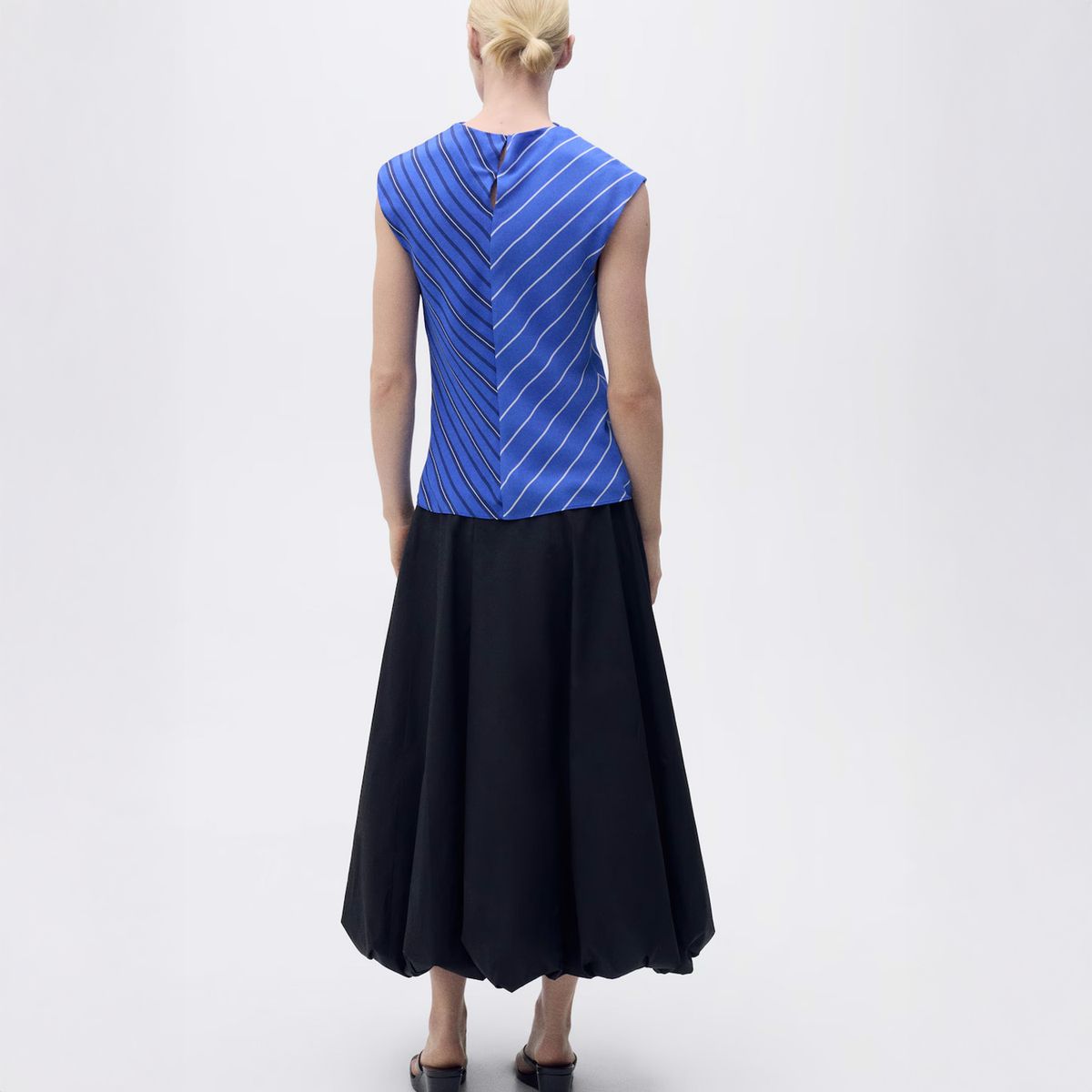 MANGO - Blusa Rayas Combinadas Mujer Mango