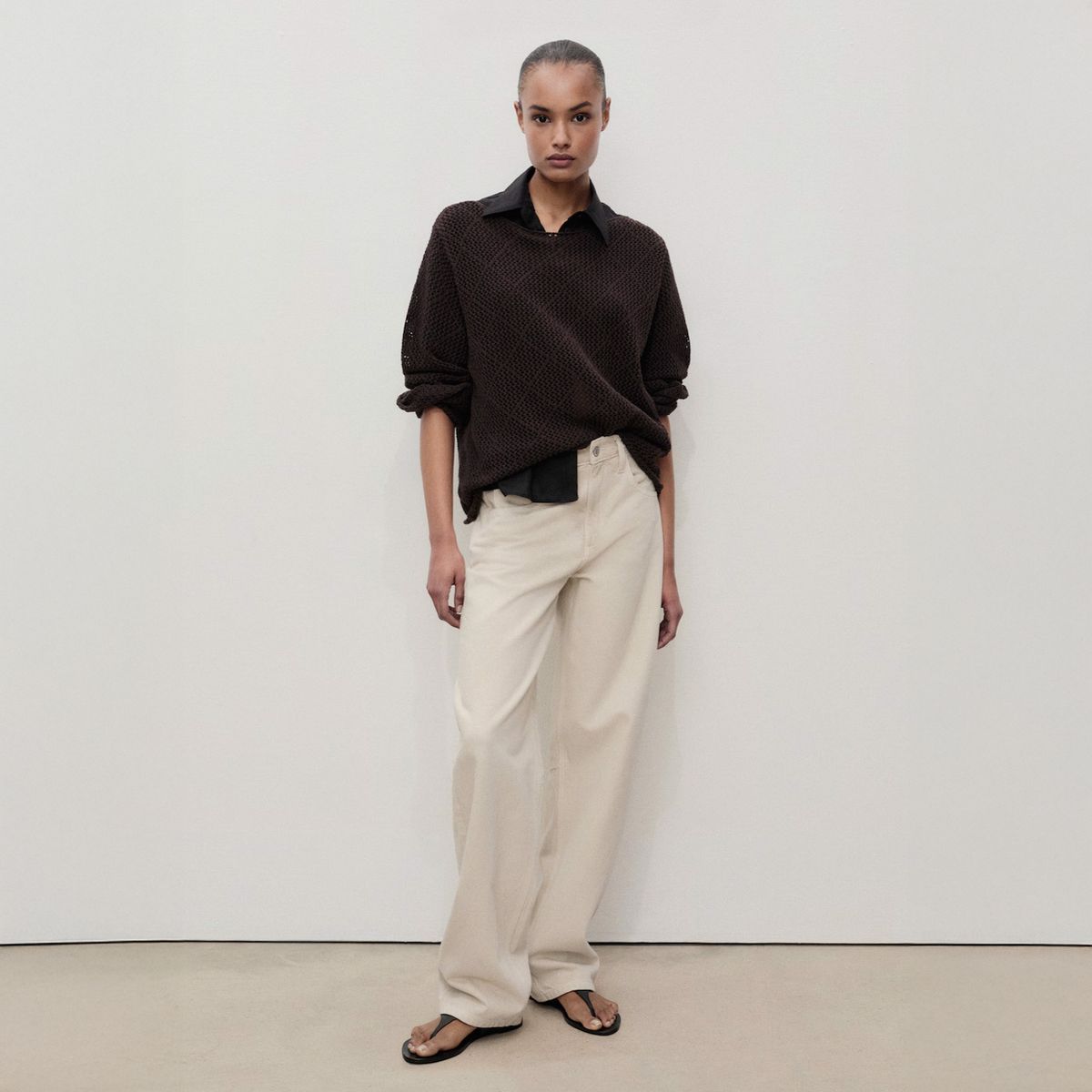 MANGO - Jeans Balloon Tiro Alto Mujer Mango