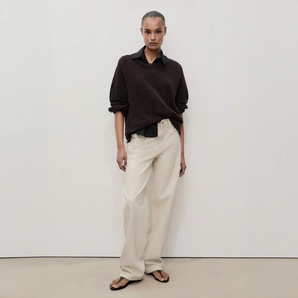 MANGO - Jeans Balloon Tiro Alto Mujer Mango