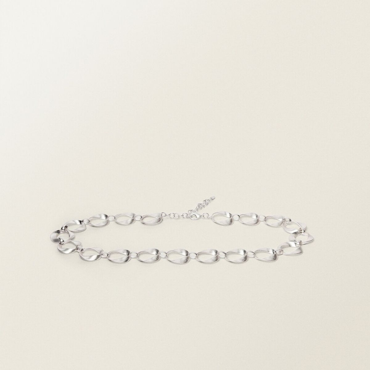 MANGO - Cinturón Aros Metálicos Mujer Mango