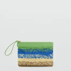 MANGO - Pochette Fibra Natural Degradado Mujer