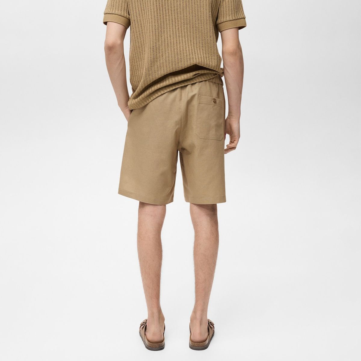 MANGO MAN - Bermuda Cabrera Recto Algodón Hombre Mango Man