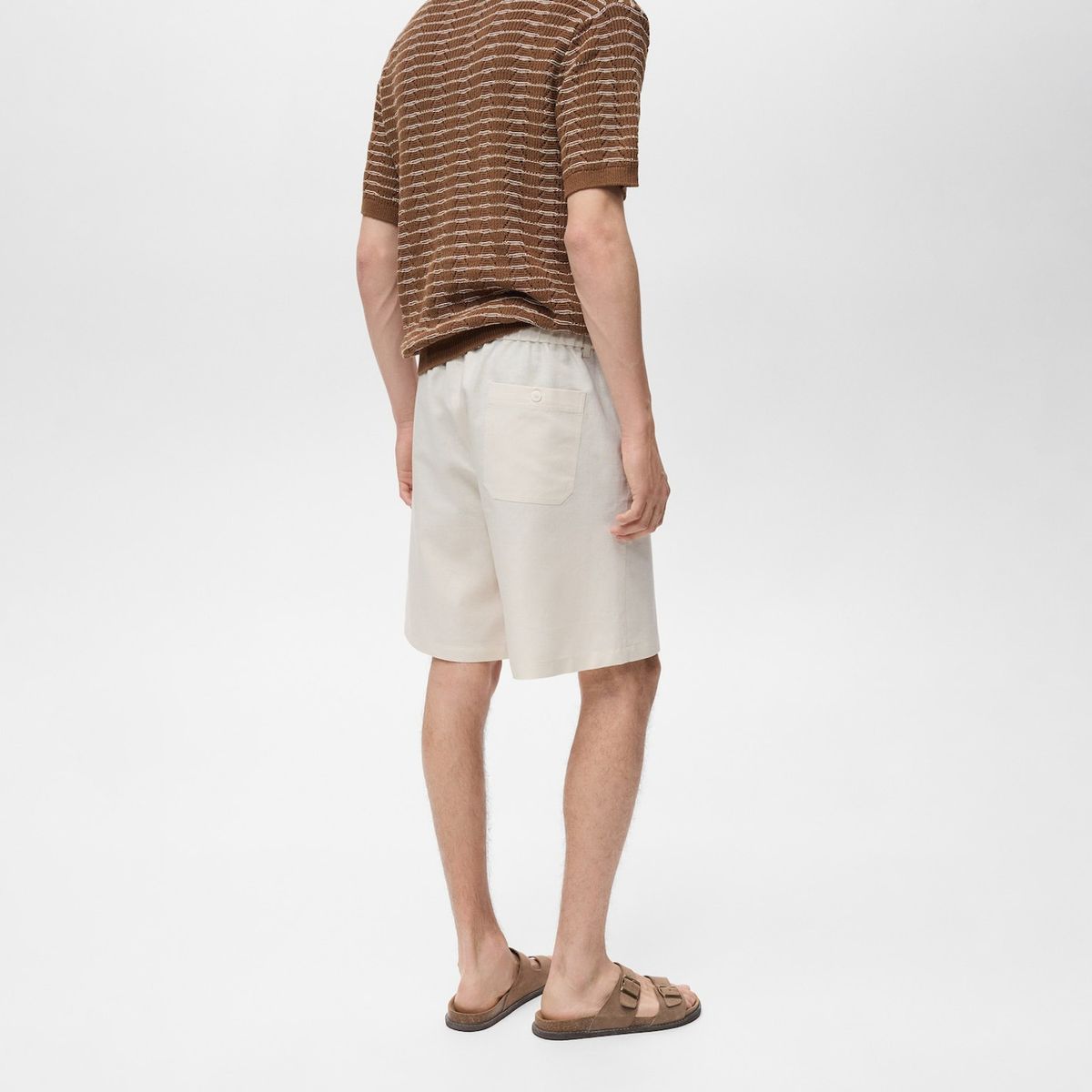 MANGO MAN - Bermuda Cabrera Recto Algodón Hombre Mango Man