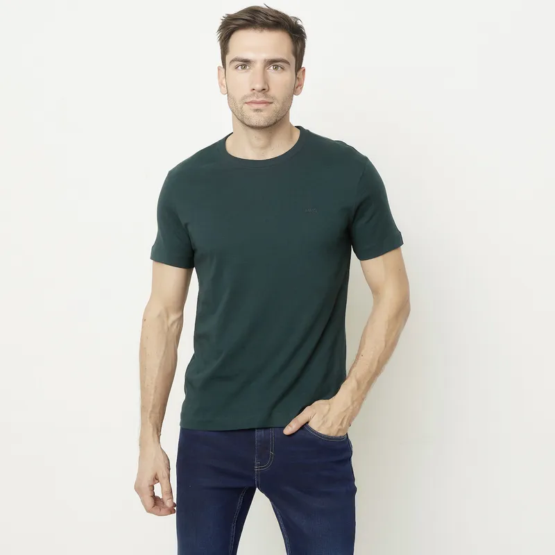 MANGO MAN - Polera 100% algodón Hombre Mango Man