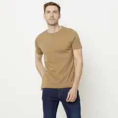 MANGO MAN - Polera 100% algodón Hombre