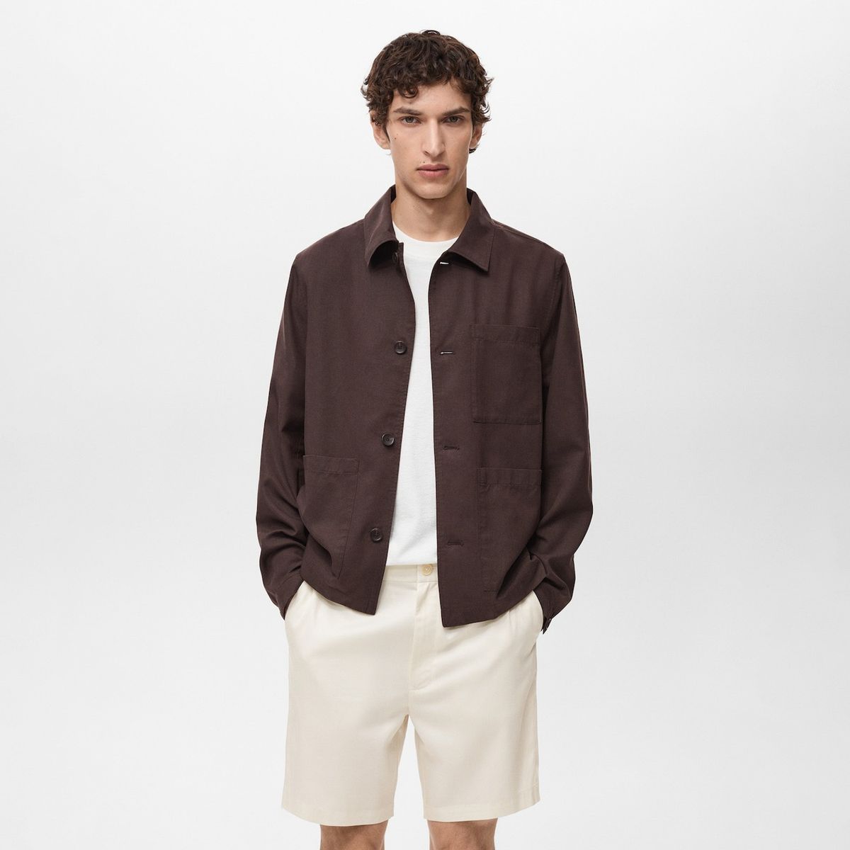 MANGO MAN - Sobrecamisa Lacaz Fit Recto Hombre Mango Man