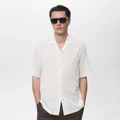 MANGO MAN - Camisa Deia 100% Algodón Regular Fit Hombre